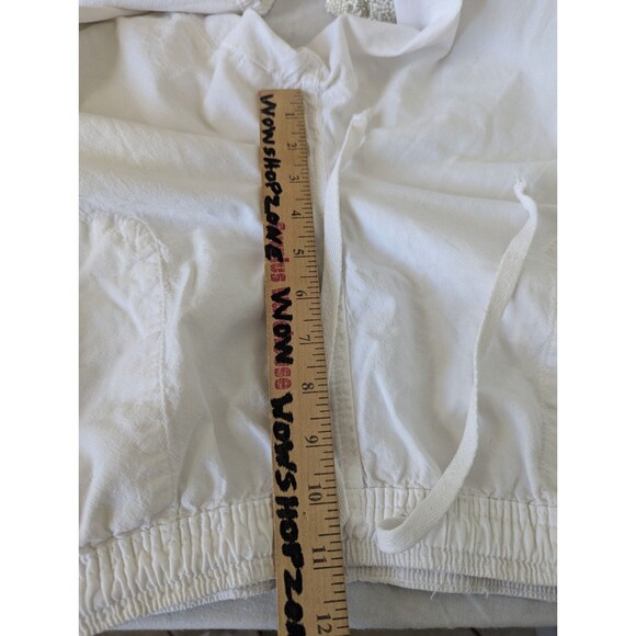 Kim Rogers Capri Pants White Womens Size Medium Cotton - Picture 8 of 10